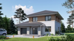 Projekt domu Kasjopea II dach 25 (1)